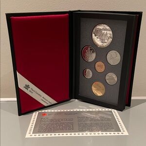 RCM 1992 PROOF Double Dollar 7-coin Set / Kingston to York Stagecoach